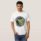 Beste Vriend Groene Iguana T-shirt (Voorkant volledig)