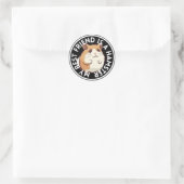 Beste Vriend Hamster Ronde Sticker (Tas)