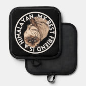 Beste vriend Himalaya Kat Pannenlap (Voorkant / Achterkant)