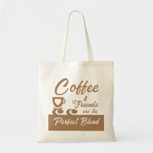 Beste vriend koffiebruin tote bag