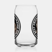 Beste vriend Maine Coon Cat Blikvorm Glas (Links)