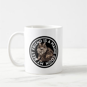 Beste vriend Maine Coon Cat Koffiemok