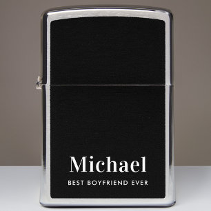 Beste vriend ooit Monogram Zwart