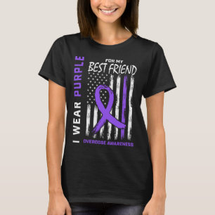 Beste vriend Overdosis Bewustzijn Items Verslaving T-shirt