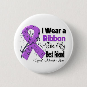 Beste vriend - Pancreat Cancer Ronde Button 5,7 Cm