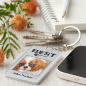 Beste vriend Pet Foto Sleutelhanger (Voorkant Rechts)