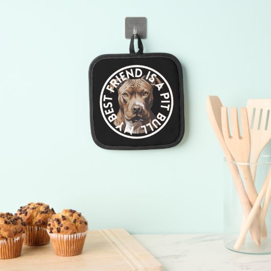 Beste vriend Pit Bull Terrier Pannenlap (Insitu(Ophanging))