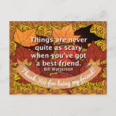 Beste vriend quote briefkaart (Voorkant)