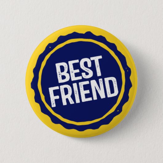 Beste vriend. ronde button 5,7 cm (Voorkant)