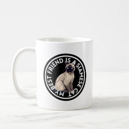 Beste vriend Siamese kat Koffiemok