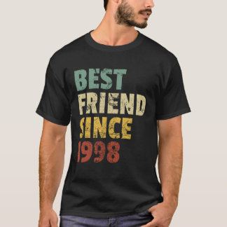 Beste vriend sinds 1998 Funny Birthday Slogan fami T-shirt