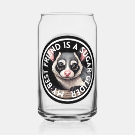 Beste vriend Sugar Glider Blikvorm Glas