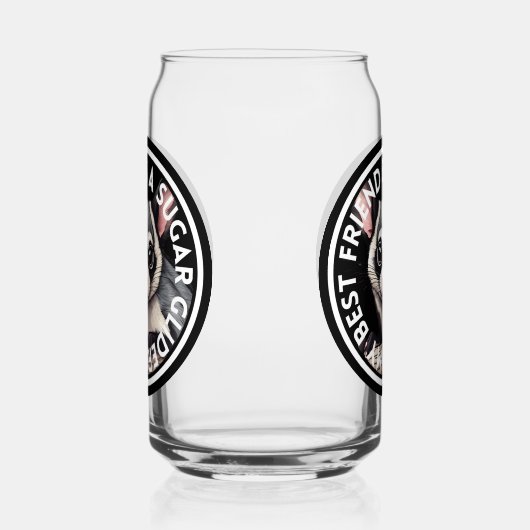 Beste vriend Sugar Glider Blikvorm Glas (Rechts)