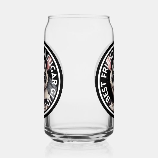 Beste vriend Sugar Glider Blikvorm Glas (Links)