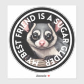 Beste vriend Sugar Glider Sticker (Vel)