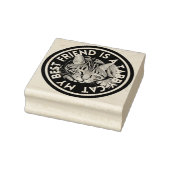 Beste vriend Tabby Cat Rubberstempel (Stempel)