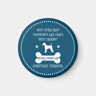 Beste vriend van Airedale Terrier Dog Magneet