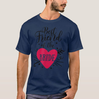 Beste vriend van de bride Arrow-ingang voor Bachel T-shirt