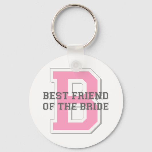 Beste vriend van de Bride Cheer Sleutelhanger (Voorkant)