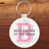 Beste vriend van de Bride Cheer Sleutelhanger (Voorkant)