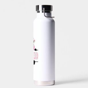 Beste vriend van de verjaardag meisje Koe vriend f Waterfles