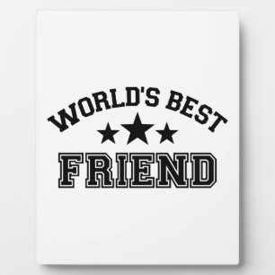 Beste vriend van de wereld fotoplaat