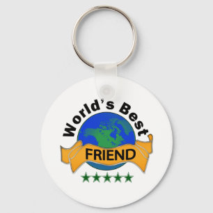 Beste vriend van de wereld sleutelhanger
