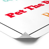 Beste vriend van man (?) poster (Hoek)