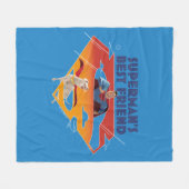 Beste vriend van Superman Fleece Deken (Voorkant (Horizontaal))