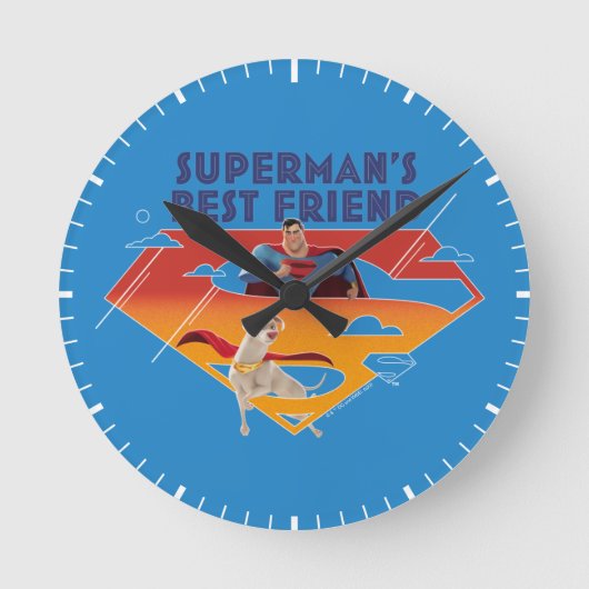 Beste vriend van Superman Ronde Klok (Voorkant)