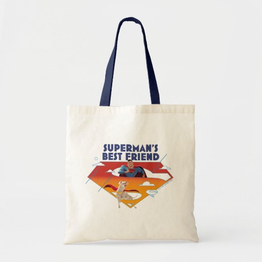 Beste vriend van Superman Tote Bag (Voorkant)