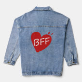 Beste vriend voor altijd Denim Jacket - BFF Matchi (Achterkant)