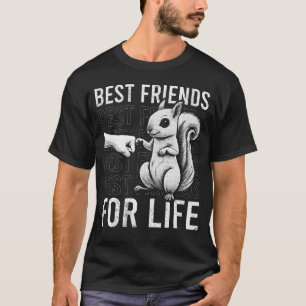 Beste vriend voor het leven eerste botsende eekhoo t-shirt