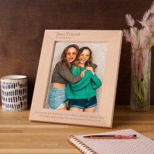Beste vriend woordenboek Definitie huwelijkscadeau Gegraveerde Lijstjes