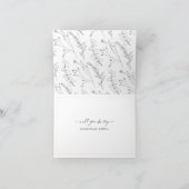 Beste vriend zus bridesmaid voorstel, script kaart (Binnen)