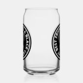 Beste vriend zwart lab blikvorm glas (Links)