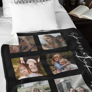 Beste Vrienden Aangepaste Fotocollage Fleece Deken