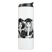 Beste Vrienden Afstuderen 2024 Thermosbeker (Gedraaid links)