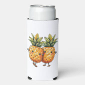 Beste Vrienden Ananas Kawaii Fruit Zomer (Seltzer Voorkant)