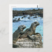 Beste vrienden ansichtkaart briefkaart (Voorkant / Achterkant)