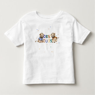 Beste vrienden, beste knoppen schattig koe karakte kinder shirts