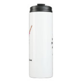 Beste vrienden BFF Besties vriendschap Aangepaste Thermosbeker (Voorkant)