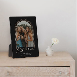 Beste Vrienden BFF Elegante Boog Frame Foto Aanden Fotoplaat