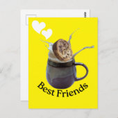 Beste vrienden briefkaart (Voorkant / Achterkant)