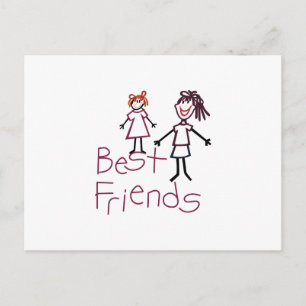 Beste vrienden briefkaart