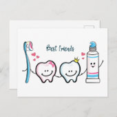 Beste vrienden briefkaart (Voorkant / Achterkant)