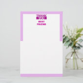 Beste vrienden - briefpapier (Staand voorkant)