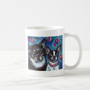 Beste vrienden Bruno en Fergie Koffiemok