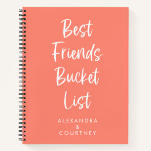 Beste Vrienden Bucket List Gepersonaliseerde Koraa Notitieboek