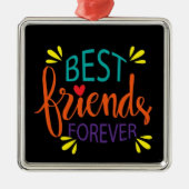 **BESTE VRIENDEN BUITENLANDS* METAAL ORNAMENT (Voorkant)